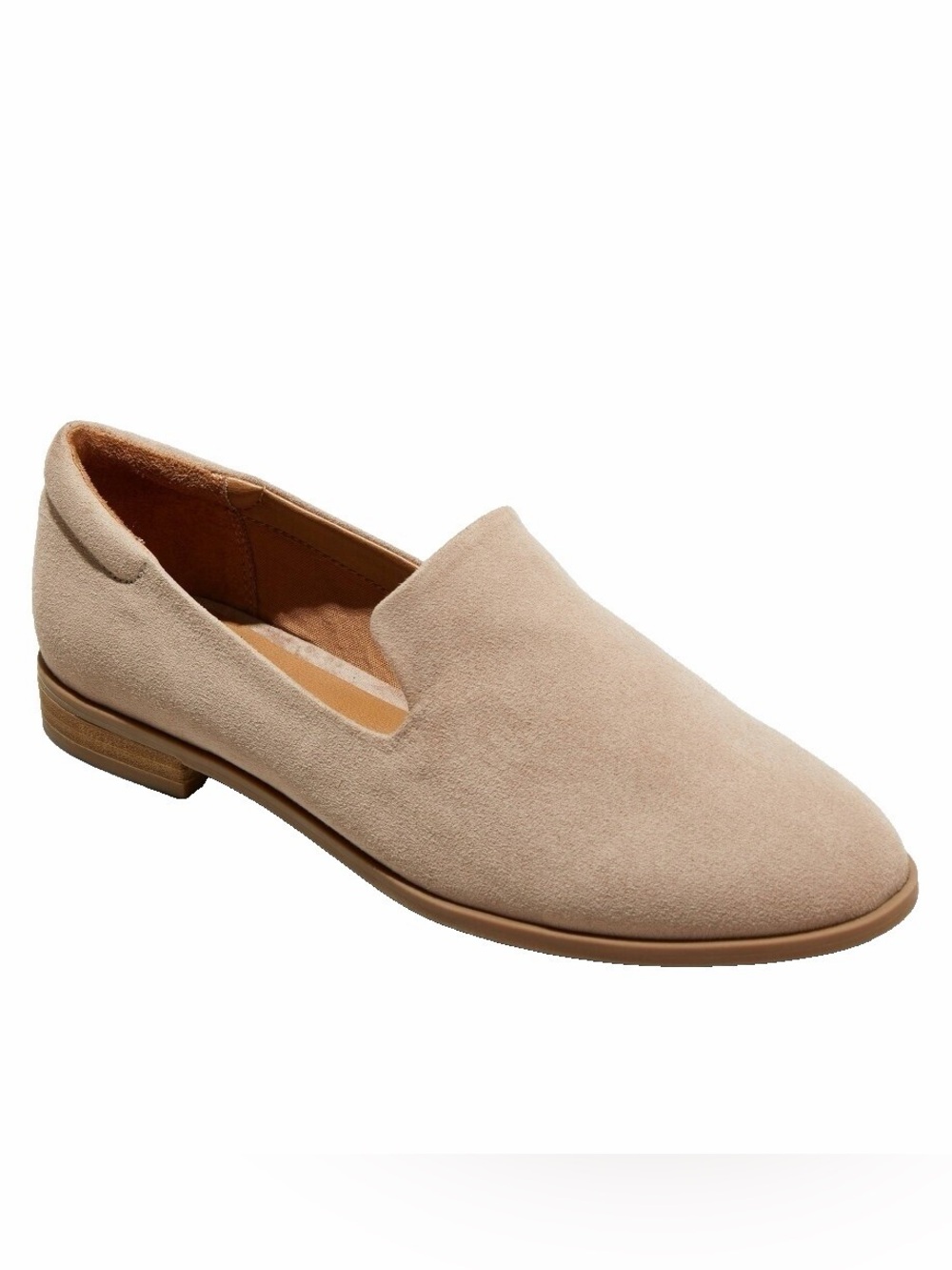 Universal Thread Women’s Suede Slip On Loafer in Beige - 10